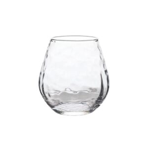juliska puro stemless red wine glass - everyday glassware
