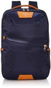 masterpiece men's town backpack, business backpack, progress-sc daypack, navy, navy, one size