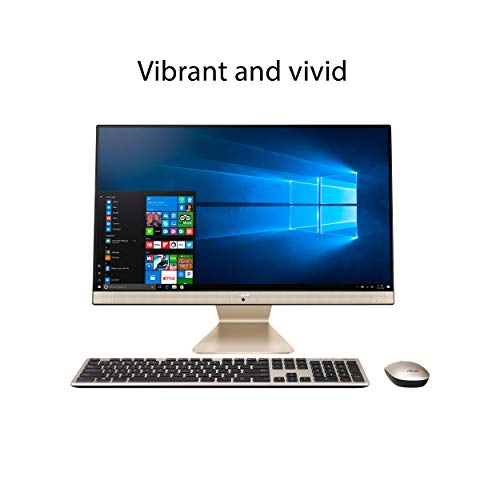 ASUS All-in-One Desktop PC, 23.8” FHD Anti-Glare Display, Intel Pentium Gold 7505 Processor, 8GB DDR4 RAM, 512GB PCIe SSD, Windows 10 Home, Kensington Lock, V241EA-DB003