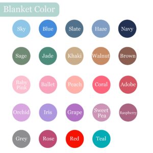 Sweewind Personalized Baby Blankets for Boys Girls Custom Name Blankets Personalized Baby Gifts Personalized Kids Blankets Custom Baby Blanket with Name Monogrammed Personalized Baby Item (Names)