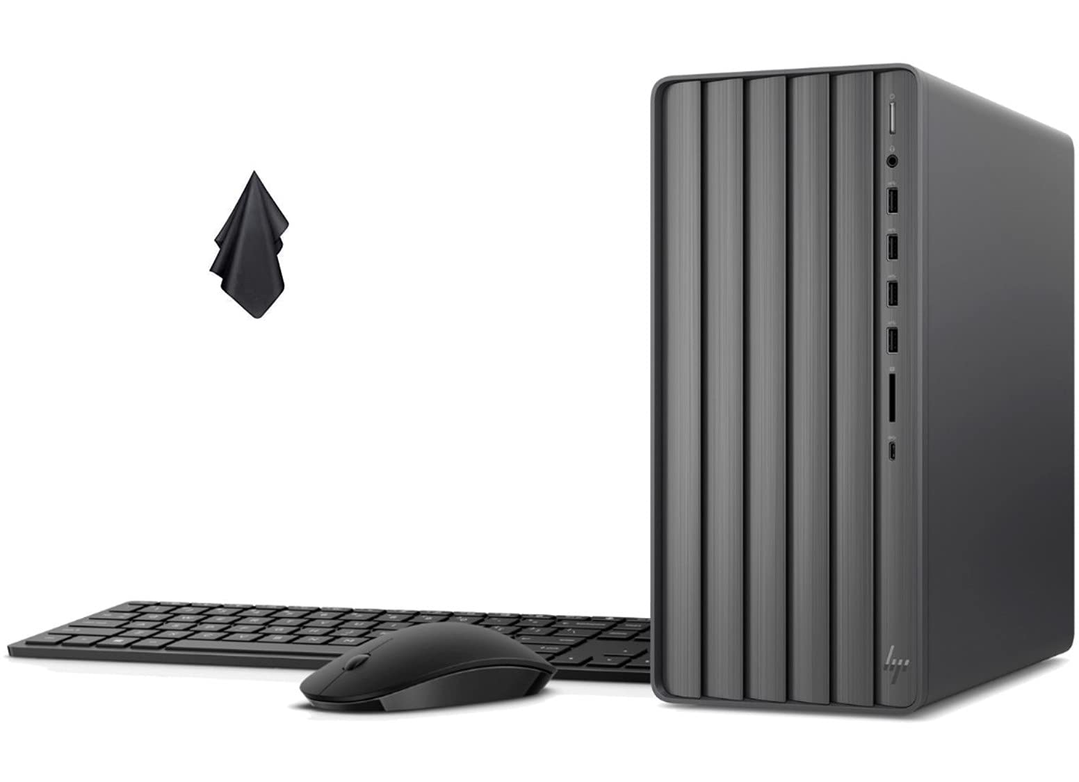 HP Envy Desktop Computer, 11th Gen Intel i5-11400 Processor, HDMI, VGA, USB-C, Wi-Fi 6, Bluetooth, SD Card Reader, Wireless Mouse&KB, Windows 11 Home (32GB RAM | 1 TB PCIe SSD)