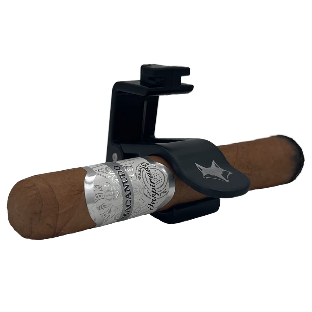 DESERT FOX GOLF Cigar Holder Phone Caddy - Slides into The Bottom of The Phone Caddy to Hold Your Cigar - Holds All Cigar Sizes