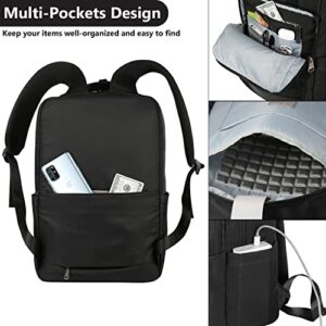 Slim Durable Water Resistant Large Spacious Backpack for 15.6 inch Laptops, MacBook M2, Dell, HP, Acer, Asus, Samsung Laptops