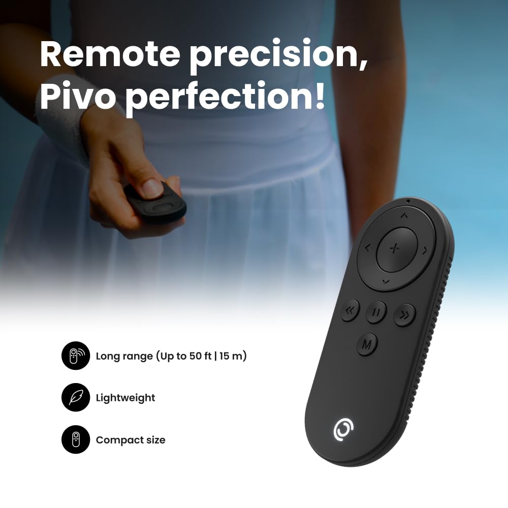 Pivo Remote Control - Lightweight Infrared Wireless Selfie Photo Shutter & Video Controller Clicker Compatible with Pivo Pod Lite Classic Content Creator Essential