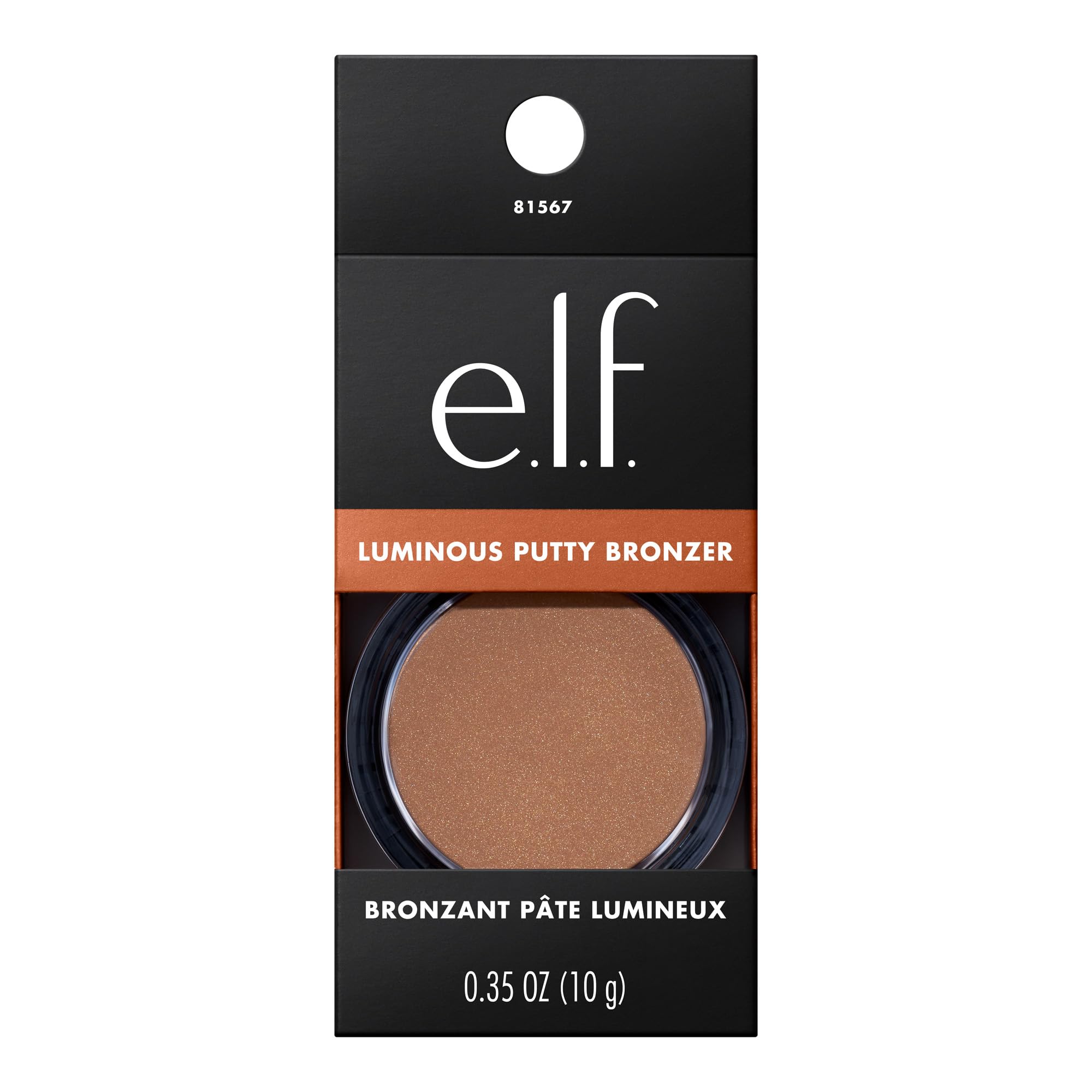 e.l.f. Luminous Putty Bronzer, Lightweight Putty-to-Powder Bronzer For A Radiant, Glowing Finish, Highly Pigmented, Vegan & Cruelty-Free, Summer Fridays