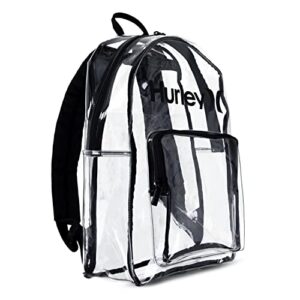 hurley clear backpack, o/s