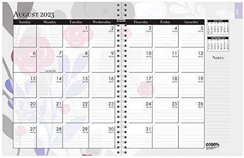 House of Doolittle 2023-2024 Monthly and Weekly Calendar Planner, Academic, Wild Flower, 7 x 9 Inches, August - July (295474-24)