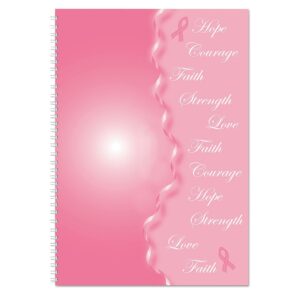 2024 House of Doolittle 10 x 7 Breast Cancer Awareness Rec Ruled Monthly Planner/Journal (HOD5226)