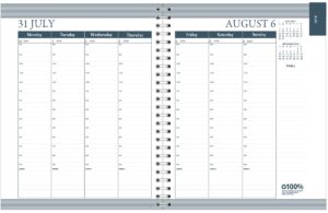 house of doolittle 2023-2024 weekly and monthly planner, academic, dots hard cover, 7 x 9 inches, august - july (hod29593-24)