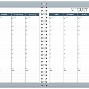 House of Doolittle 2023-2024 Weekly and Monthly Planner, Academic, Dots Hard Cover, 7 x 9 Inches, August - July (HOD29593-24)