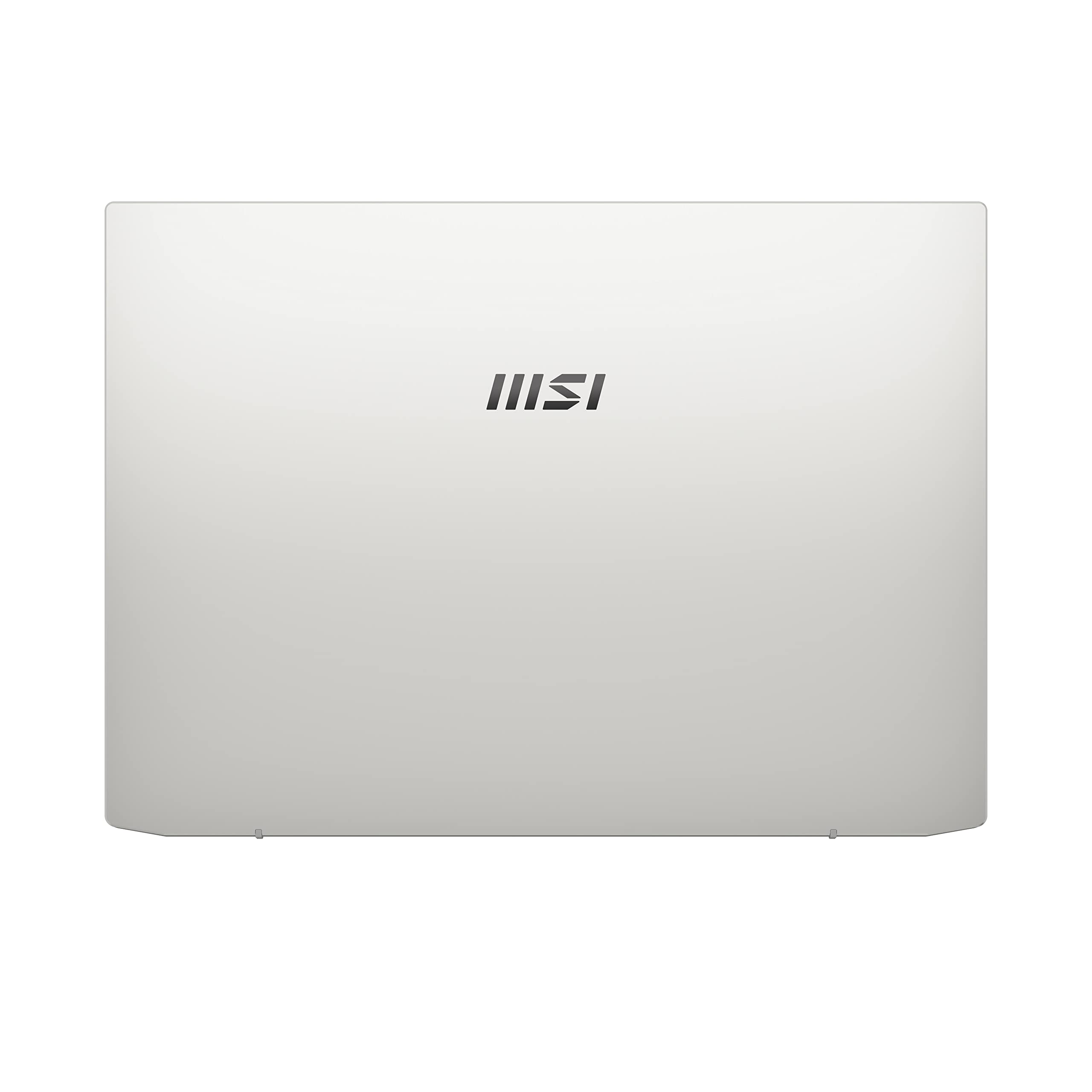 MSI Prestige 16 Studio Laptop: Intel Core i7-13700H, GeForce RTX 4060, 16" QHD+ 165Hz MiniLED Display, 32GB DDR5, 2TB NVMe SSD, HDMI, MicroSD Card Reader, Win 11 Pro: Urban Silver A13VF-039US