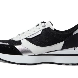 Michael Kors Flynn Trainer Black/Optic White 9 M