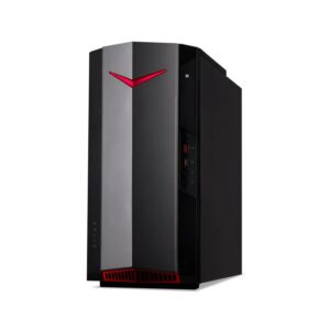 acer Nitro 50 Gaming Desktop, Intel Core i5-12400F, NVIDIA GeForce GTX 1650, 32GB RAM, 2TB PCIe SSD, HDMI, RJ45, Wired KB & Mouse, Wi-Fi 6, Windows 11 Home, Black