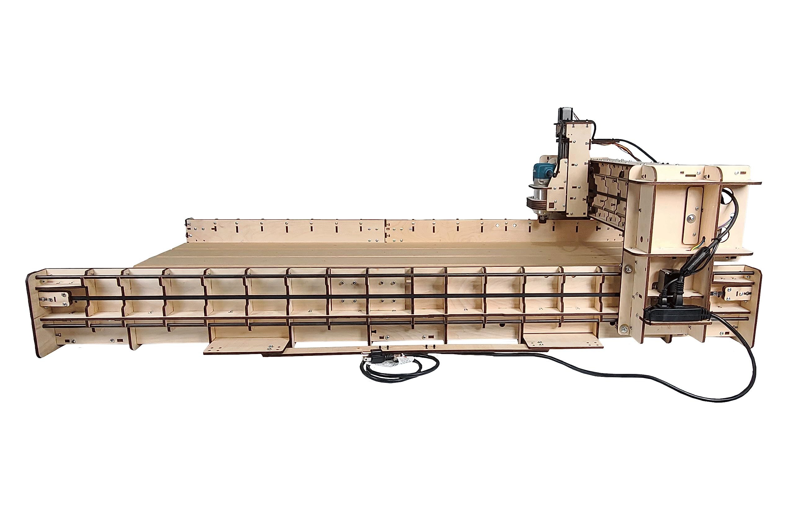 BobsCNC Quantum Max CNC Router Kit with the Router Included (50.5" x 24" cutting area and 3.8" Z travel)