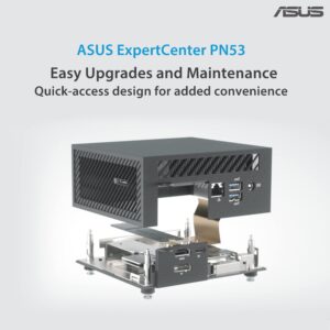 Asus PN53-BB5000X1TD-NL R5-6600H/BT5.2/Radeon/BB/VESA Desktop, Black