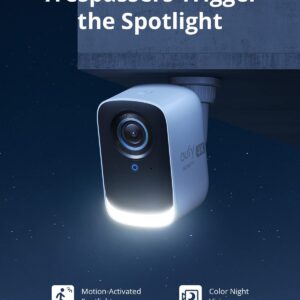 eufy Security eufyCam S300(eufyCam 3C) 2-Cam Kit, Security Camera Outdoor Wireless, 4K Camera, Expandable Local Storage up to 16TB, Face Recognition AI, Color Night Vision, Spotlight, No Monthly Fee