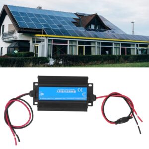 300W LED Boost MPPT Solar Charge Controller, 24V 36V 48V 60V 72V Solar Boost Charge Controller for Electric Vehicle, Solar Panel Battery Regulator for Lead Acid, Lithium Batteries