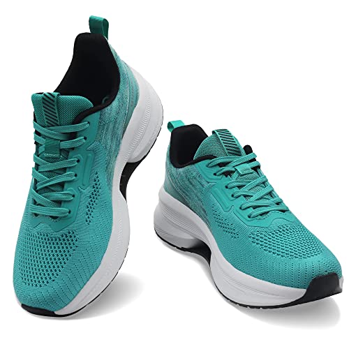 QUINMOK Womens Walking Tennis Running Shoes Slip On Cushion Light Casual Sneakers for Gym Travel Work Shoes