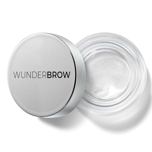 WUNDERBROW Fix It Clear Eyebrow Gel, Long Lasting Lamination Effect, Includes Dual Ended Brush, Vegan & Cruelty Free