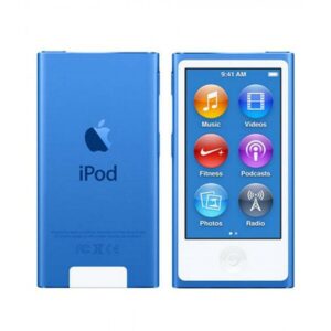 apple-ipod nano 16gb blue 7th generation packaged in plain white box
