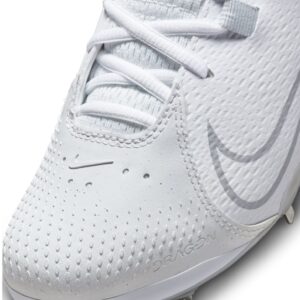 Nike Hyperdiamond 4 Pro Women's Softball Cleat SZ 8 White/Grey