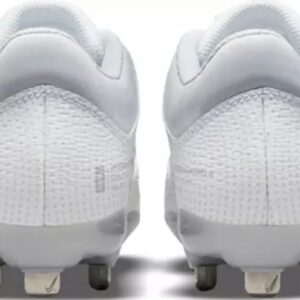 Nike Hyperdiamond 4 Pro Women's Softball Cleat SZ 8 White/Grey