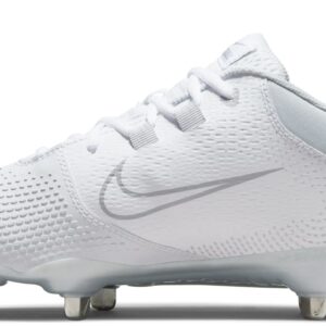 Nike Hyperdiamond 4 Pro Women's Softball Cleat SZ 8 White/Grey