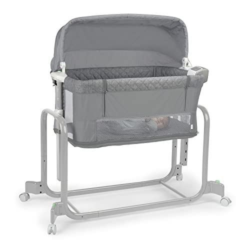 Ingenuity Dream Hero Starlight 3-in-1 Co-Sleeping Bassinet and Crib - Lume (Grey), Unisex, Newborn to 12 Months