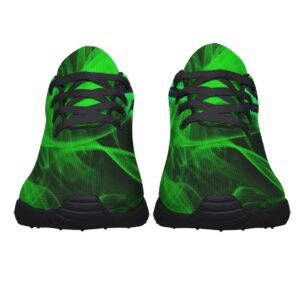 Marijuana Leaf Shoes Mens Womens Pot Leaf 420 Weed Running Sneakers Cannabis Leaf Walking Tennis Shoes Black Size 9