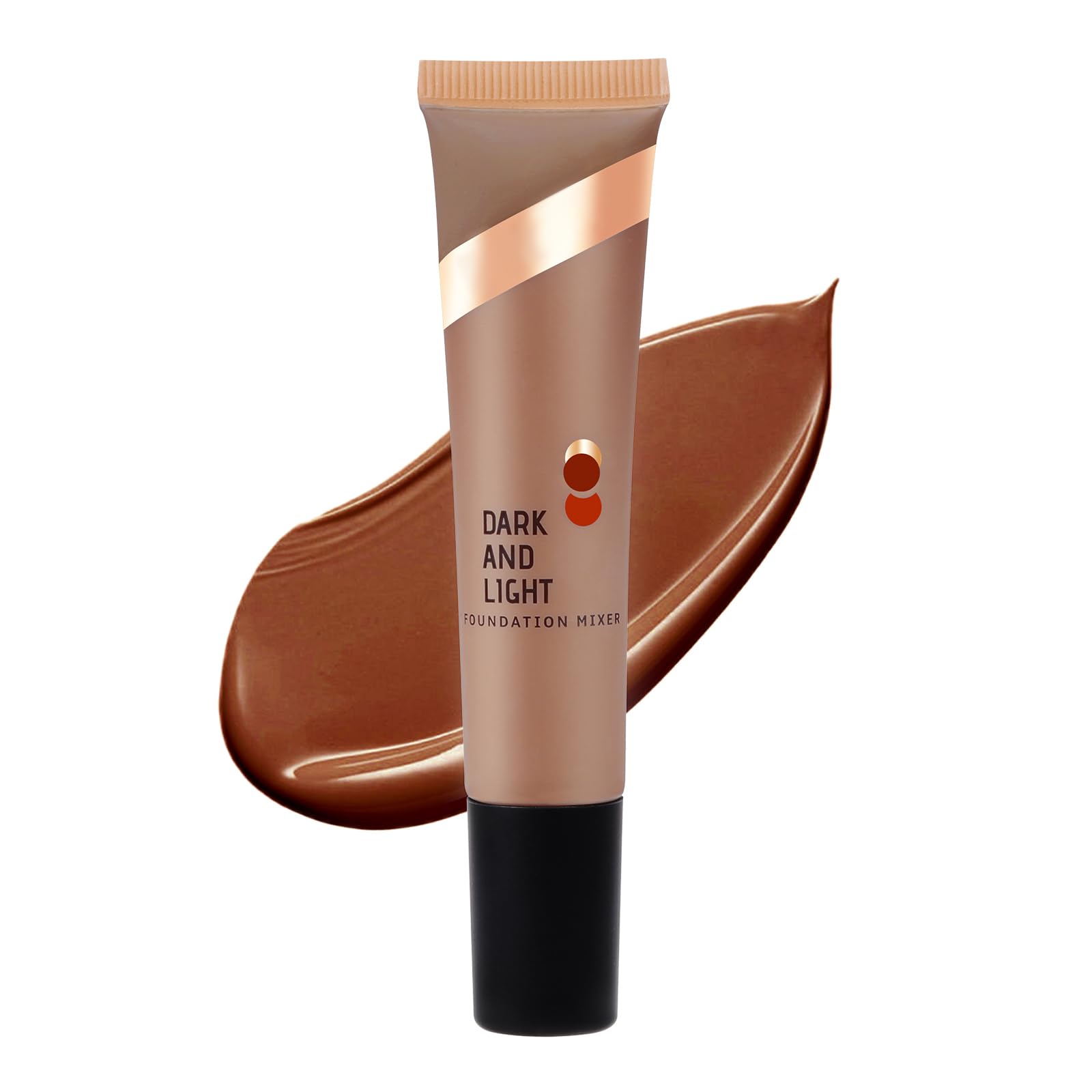 KISSIO Foundation Mixer,Foundation Mixing Pigment,Color Corrector,Foundation Adjusting Drops for Light Foundation,Smooth and Easy to Use,Blends Easily With Foundation,1.06 oz(02# caramel)