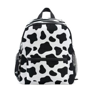 preschool backpack cow print backpack cute school bag bookbag for elementary toddler kindergarten
