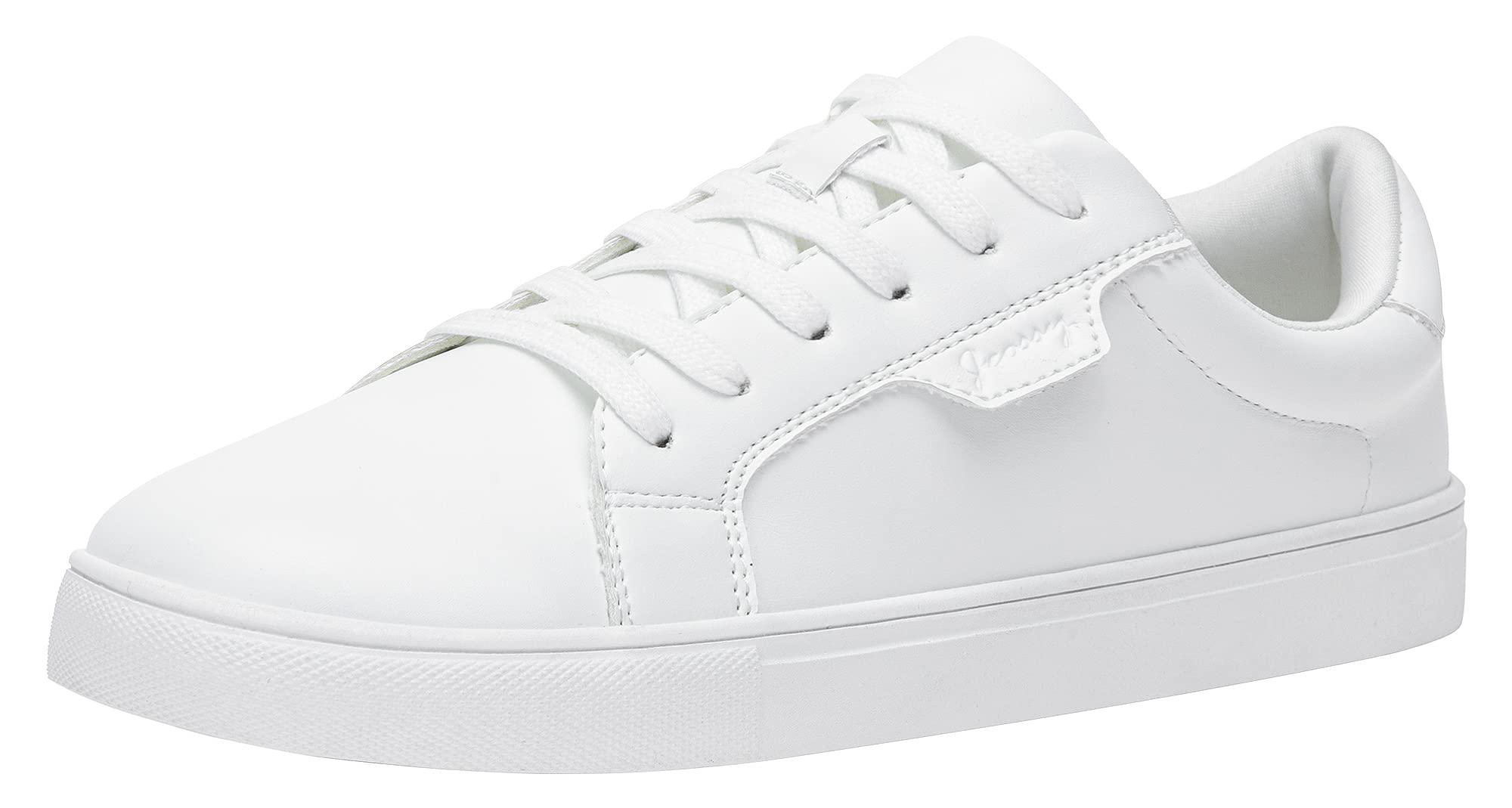 Jeossy Women's 8007 Fashion White Sneakers | Walking Tennis Shoes | Lace up Casual Sneaker for Women Size 9(DJY8007 White 09)