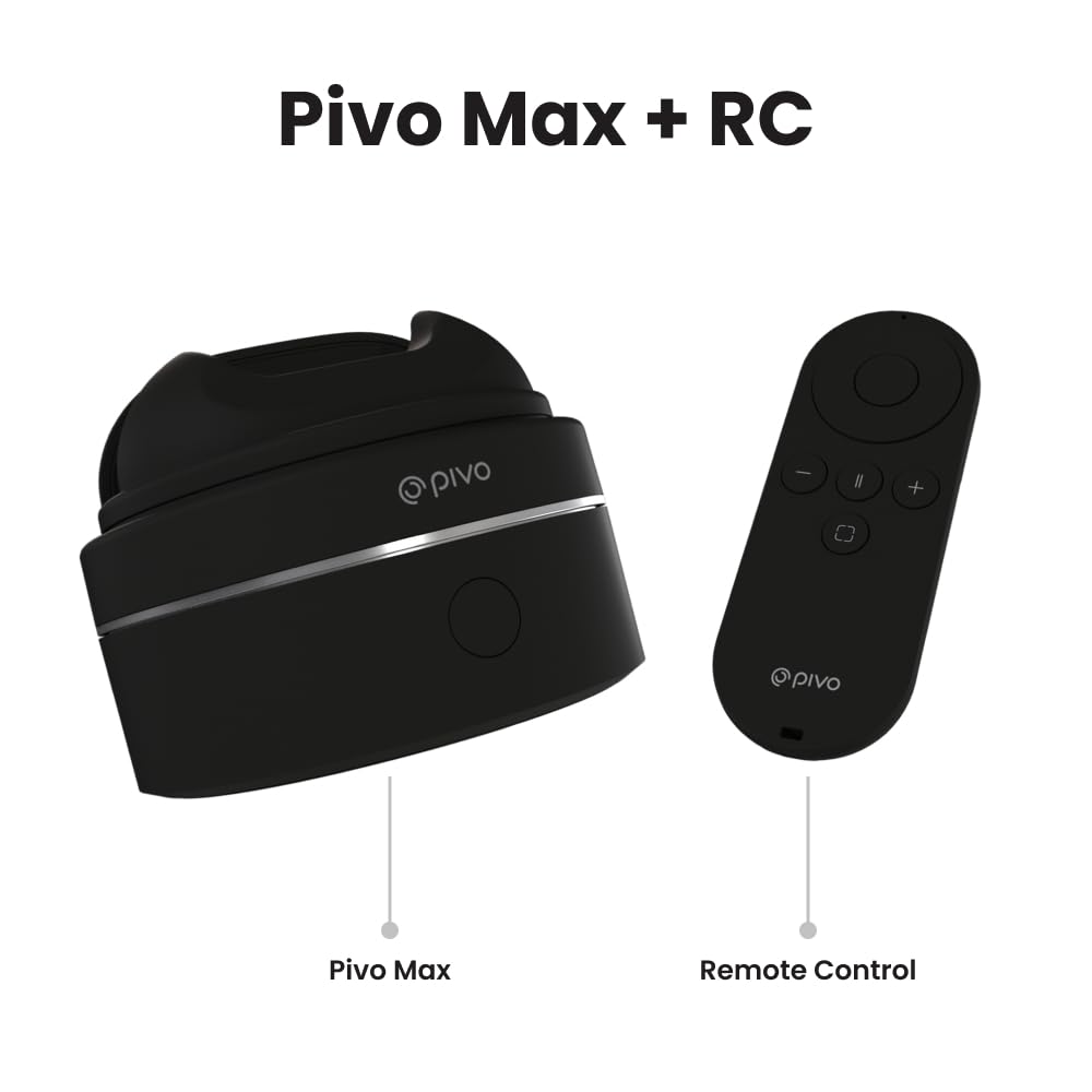 Pivo Max Performance Auto Tracking Phone Holder, Horse Tracker, Face & Body AI-Powered for Equestrians and Athletes, 360° Rotation for DSLR Camera with Remote Control