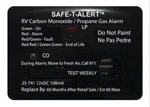 25-741-bl safee-t-alert carbon monoxidee propanee leak detector