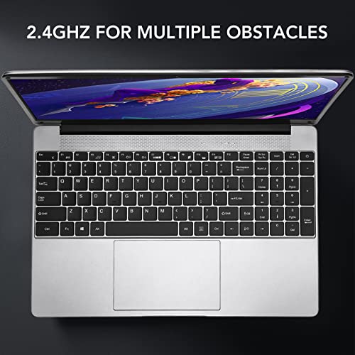 Cosiki 15.6in Laptop, Portable Laptop High Performance Processor FHD Screen Ultra Thin for Work (16+1TB US Plug)