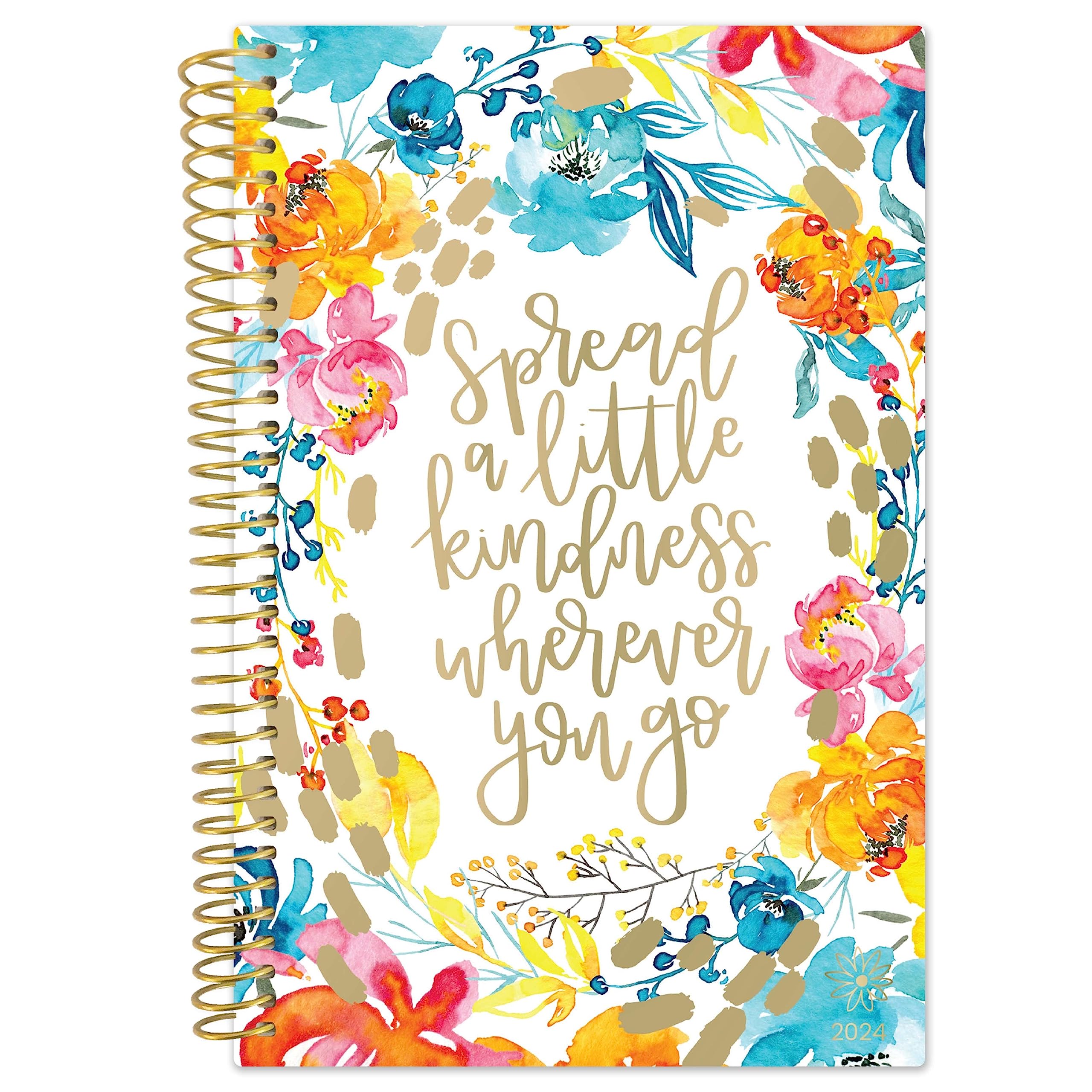 bloom daily planners 2024 Pocket Planner - 4” x 6” - (January 2024 - December 2024) - MINI Weekly/Monthly Agenda Organizer & Calendar Book - Spread Kindness