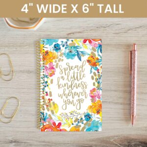 bloom daily planners 2024 Pocket Planner - 4” x 6” - (January 2024 - December 2024) - MINI Weekly/Monthly Agenda Organizer & Calendar Book - Spread Kindness