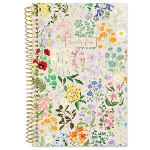 bloom daily planners 2024 pocket planner - 4” x 6” - (january 2024 - december 2024) - mini weekly/monthly agenda organizer & calendar book - garden party