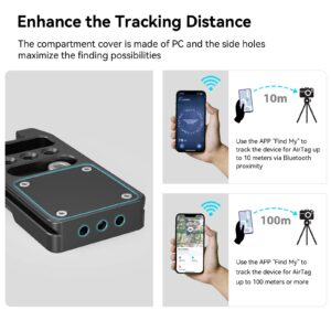 SMALLRIG Quick Release Plate for AirTag, Mount Plate for Arca-Type Compatible with Selected Camera - MD4150