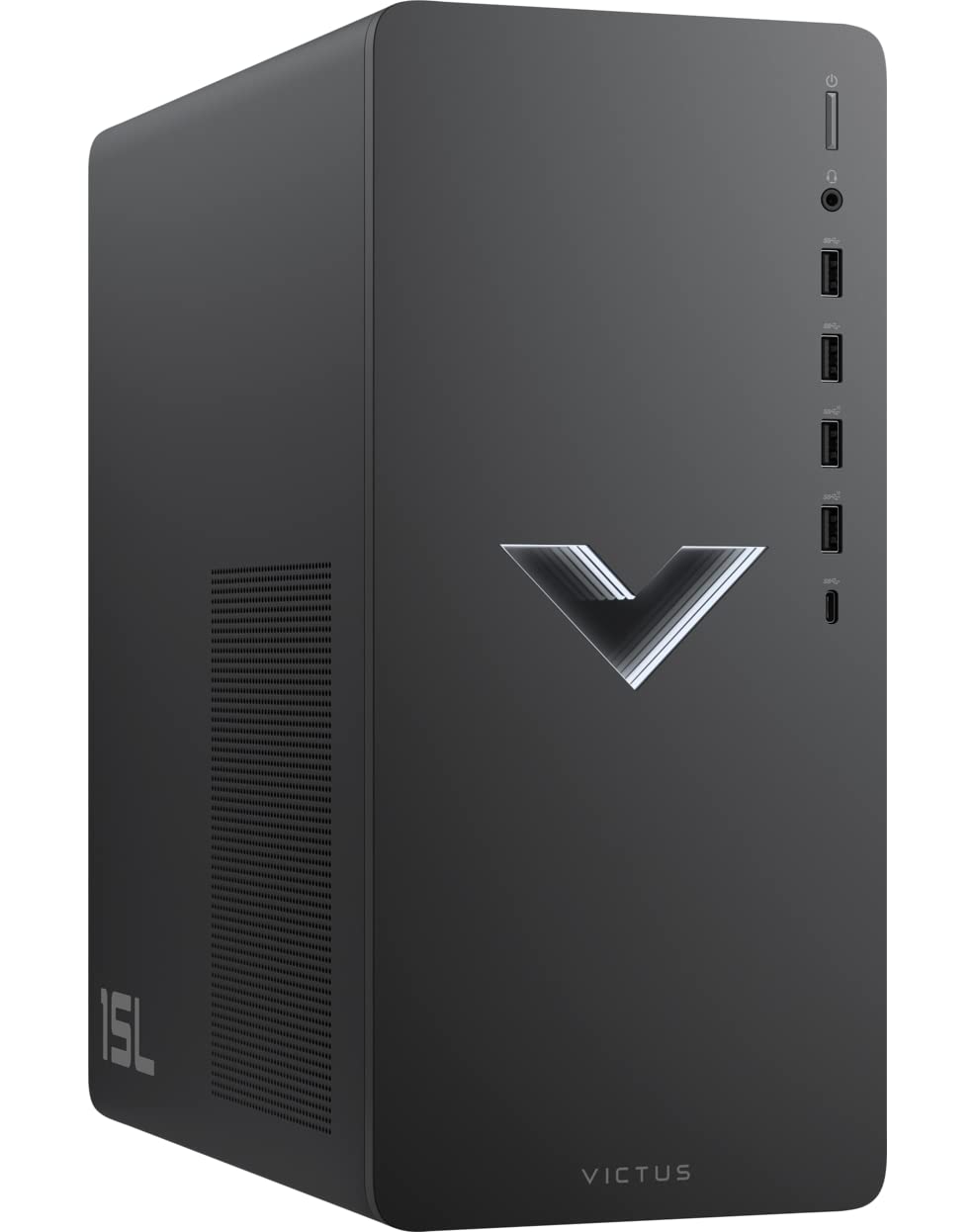 HP 2023 Newest Victus 15L Gaming Desktop, AMD Ryzen 7 5700G(> i9-10920X), AMD Radeon RX 6600 XT 8GB(> RTX 3060), 32GB 3200MHz RAM, 1TB NVMe SSD, WiFi 6, RGB Light, Type-A&C, W11, Bundled w/Accessories