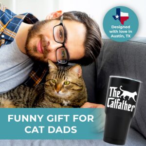Cat Dad Tumbler 30oz, Cat Lovers Gifts For Men, Cat Dad Gifts For Men, Best Cat Dad Mugs For Men, Cat Dad Gifts Funny Cat Gifts For Men Cat Lovers, Gifts For Cat Lovers Men, Cat Themed Gifts For Men