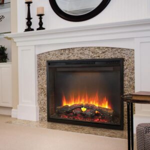 Napoleon Element Built-In Electric Fireplace, 42-Inch (NEFB42H-BS)