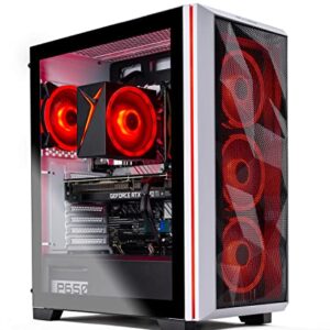 Skytech Gaming Chronos Gaming PC Desktop – AMD Ryzen 7 5700X 3.4 GHz, NVIDIA RTX 4070 Ti, 1TB NVME SSD, 16GB DDR4 RAM 3200, 750W Gold PSU, 11AC Wi-Fi, Windows 11 Home 64-bit