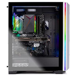 Skytech Gaming Chronos Gaming PC Desktop – AMD Ryzen 7 5700X 3.4 GHz, NVIDIA RTX 4070 Ti, 1TB NVME SSD, 16GB DDR4 RAM 3200, 750W Gold PSU, 11AC Wi-Fi, Windows 11 Home 64-bit