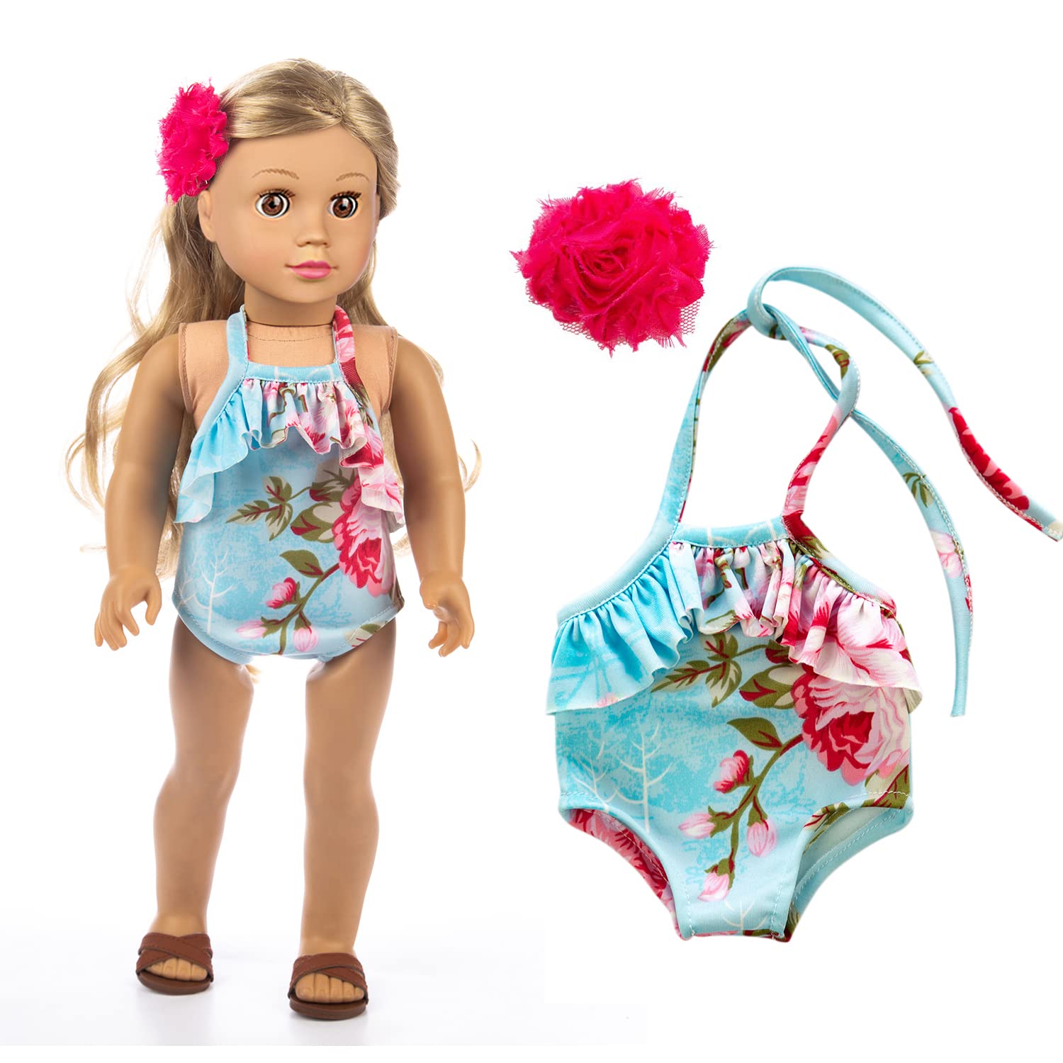 XFEYUE American 18 inch Doll Clothes and Accessories for 18 inch Doll, Mermaid Costumes and Various Styles of Doll Clothes for Child Birthday Gifts