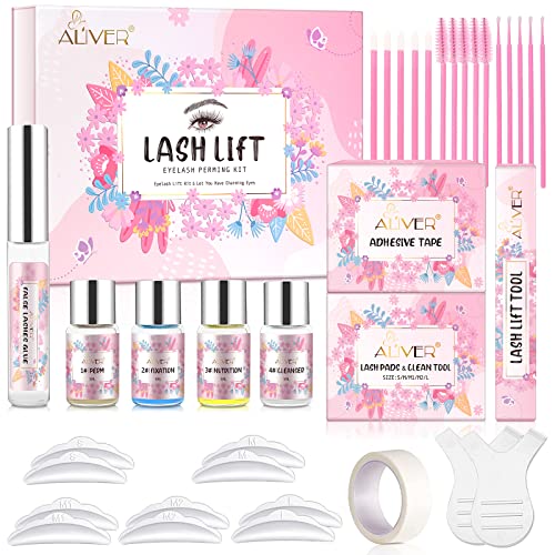 Lash Lift Kit, Professional Eyelash Lift Kit, Eyelash Extension Kit Long Lasting Wave Lash Curling for Home or Salon Use, Semi-Permanent Curling Eyelash Perm Kit for Beautify Your Lashes