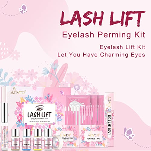 Lash Lift Kit, Professional Eyelash Lift Kit, Eyelash Extension Kit Long Lasting Wave Lash Curling for Home or Salon Use, Semi-Permanent Curling Eyelash Perm Kit for Beautify Your Lashes