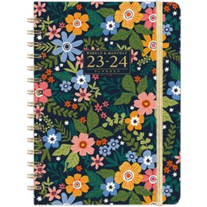 planner 2023-2024,academic planner 2023-2024, july 2023,june 2024, with weekly and monthly spreads, 6.3''x8.4'', monthly tabs, back pocket, holidays, thick paper, strong binding & notes