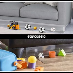 TOMOLISTIC Under Couch Blocker 5pcs - Say Goodbye to Lost Toys and Messy Living Rooms with this Innovative Gap Filler, Storage, and Organizer for Pets and Kid Toys!