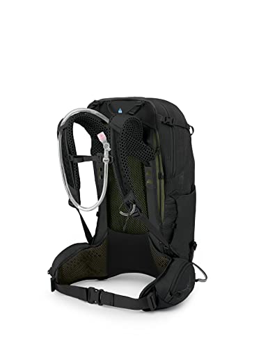 Osprey Manta 24L Men's Hiking Backpack with Hydraulics Reservoir, Black